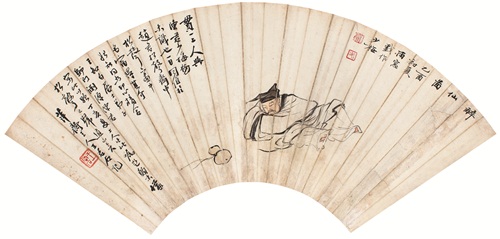 陈少梅 《醉仙图》